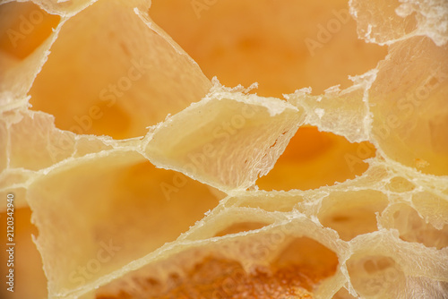 Flaky Croissant Layers Extreme Macro