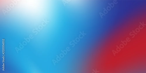 Bild auf Leinwand Vibrant Gradient Background with Soft Blur Effect.
