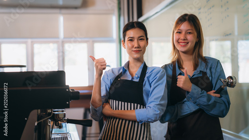 An experienced instructor guides students through the art of coffee making in a barista class, demonstrating brewing techniques and sharing tips for crafting the perfect cup