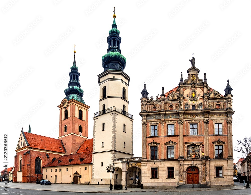 Obraz premium Gogw Old Town with Poland.