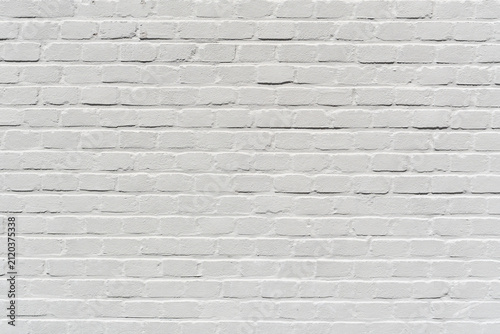 white painted brick wall for background use