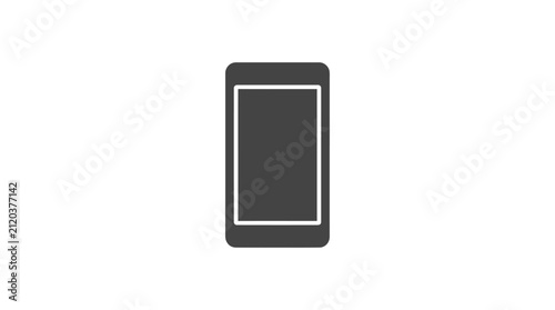 Принти на полотні Smartphone Device Screen Closeup.