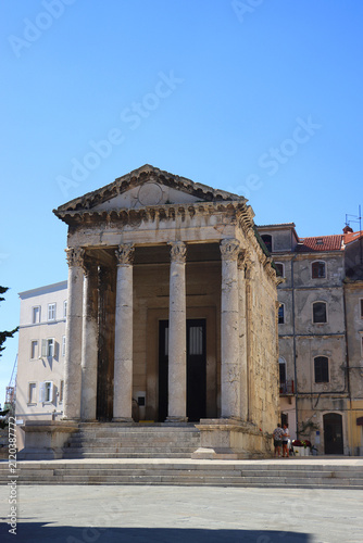 The Temple of Augustus is an ancient Roman temple in Pula, Croatia.