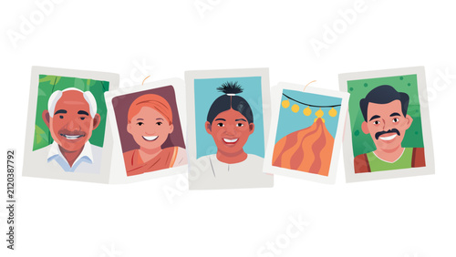 group of people holding a paper