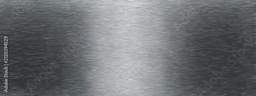 Brushed metal texture with a vertical light gradient, reflecting subtle illumination