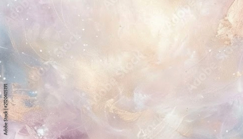 Abstract Pink Watercolor Background with Textured Grunge Clouds, Soft Color Wash, Vintage Paper Effect and Copy Space for Artistic Wallpaper Design Illustration