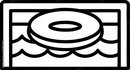 Fotografía Floating Ring in Water Icon