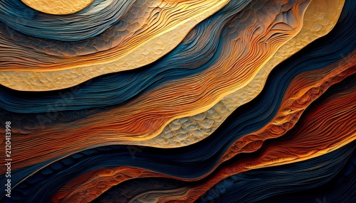 Textured Earth Surface With Natural Patterns