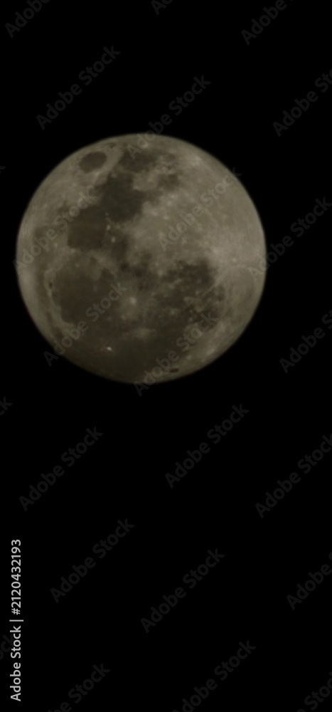 Fototapeta premium moon in the night sky