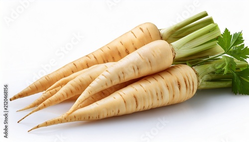 Isolated Parsnips A Bundle Of Root Vegetables Fresh And Ready To Cook For Health Recipes