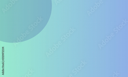 Abstract blue and green gradient background with circular shape