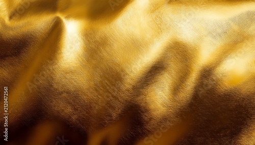 Gold Foil Background Texture With Elegant Grainy Gradient Effect