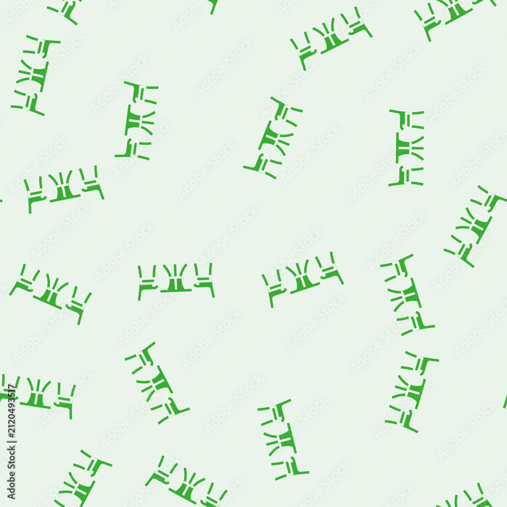 Obraz premium bistro set outdoor furniture vector glyph seamless pattern bistro set outdoor furniture sign illustration