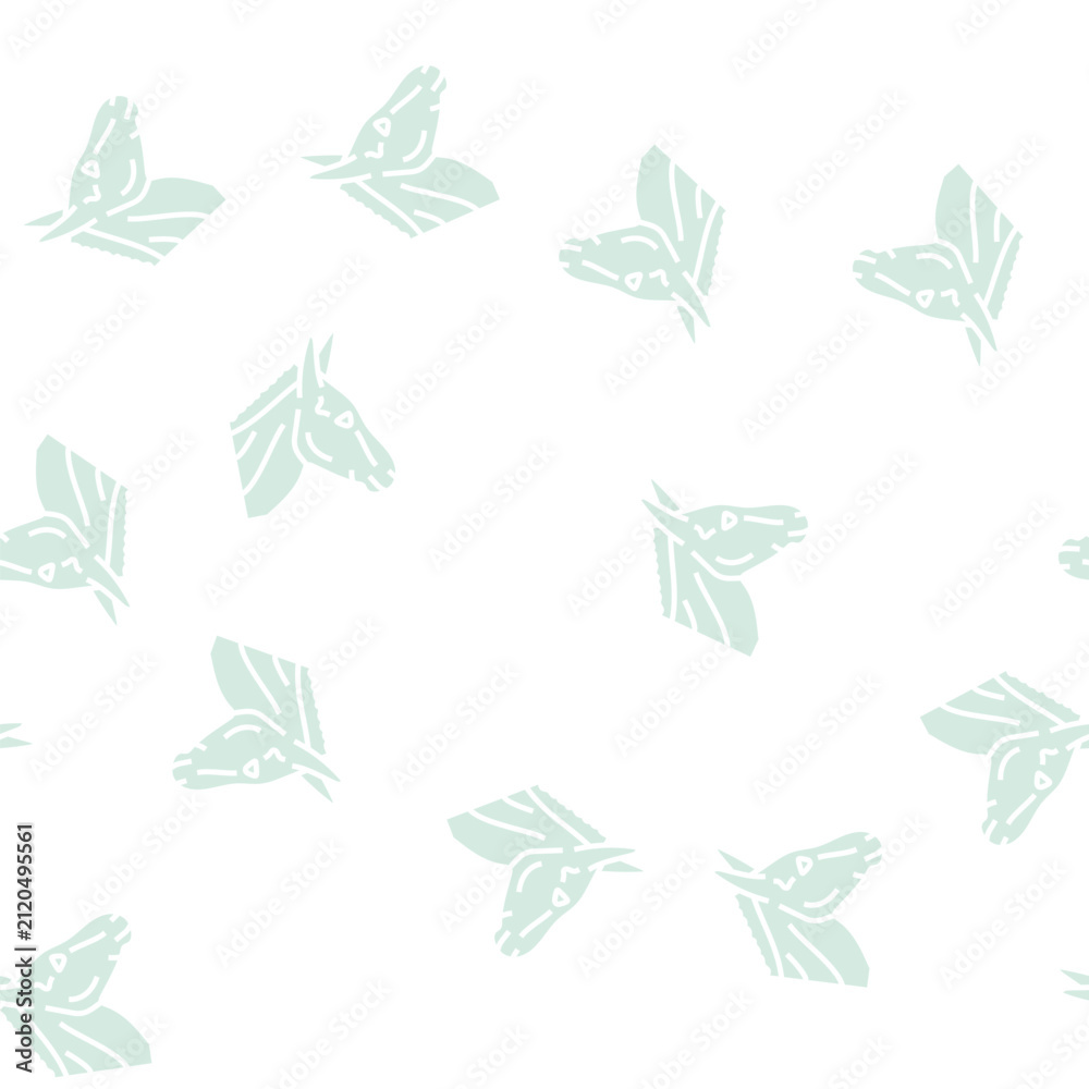 Naklejka premium donkey animal zoo vector glyph seamless pattern donkey animal zoo sign illustration