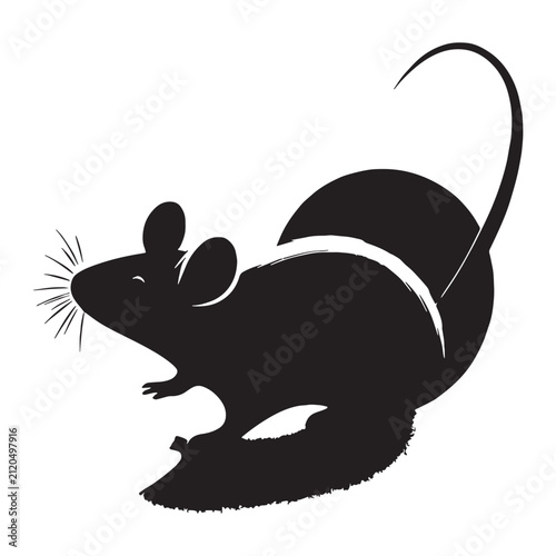 Mouse, Cute, Cartoon, Baby, Little, House, Field, Pet, Wild, Gray, Brown, Animal, Rodent, Character, Funny, Adorable, Illustration, Drawing, Vector, Clipart, Silhouette, SVG, PNG, Icon, Logo.