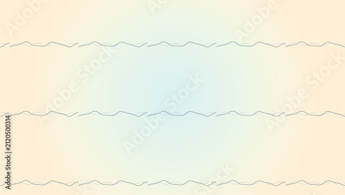 Foto Pastel gradient background yellow blue soft wavy lines minimal calm soothing