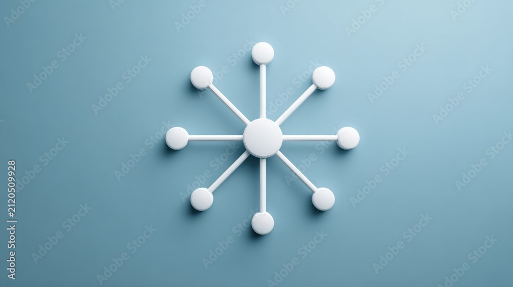 Obraz premium Classic clock design representing the concept of a single node in a smart incentive distribution network for timing