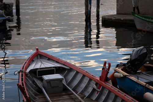 Traditional wooden fishing boat