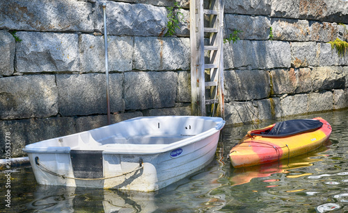 Rowboat and Kayak