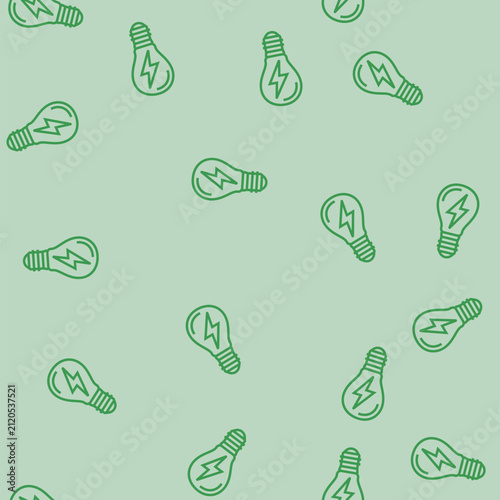 power electricity vector line seamless pattern power electricity sign illustration