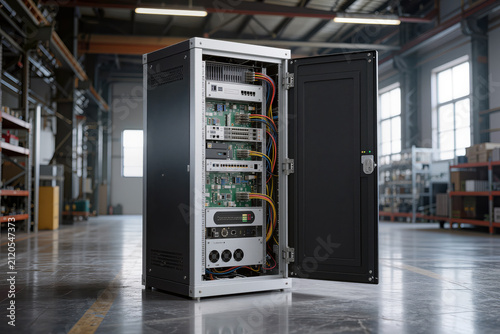 Industrial edge computing server cabinet for cloud infrastructure