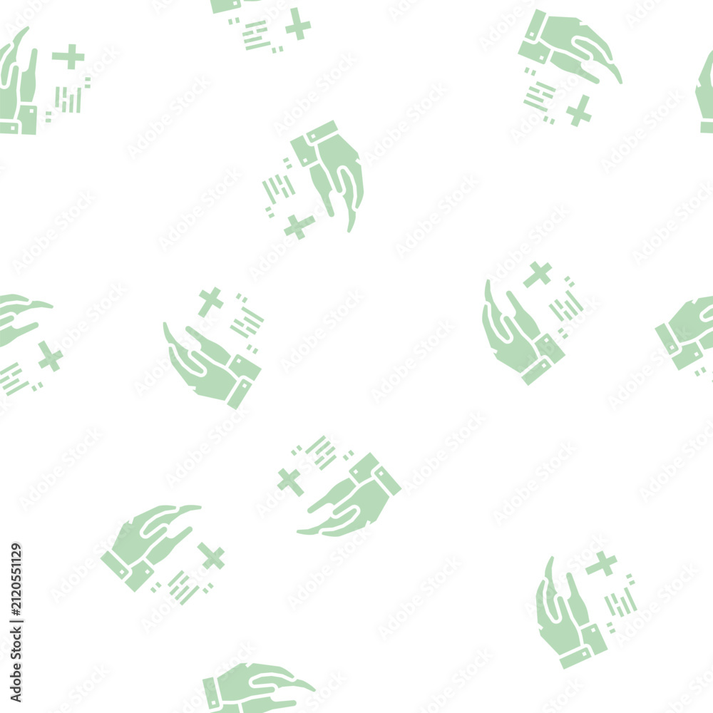 Obraz premium ordo christianity church vector glyph seamless pattern ordo christianity church sign illustration
