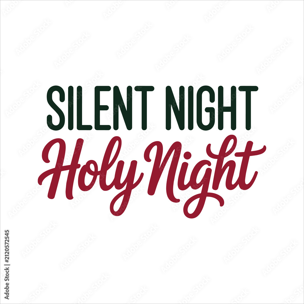 Fototapeta premium Silent Night Holy Night