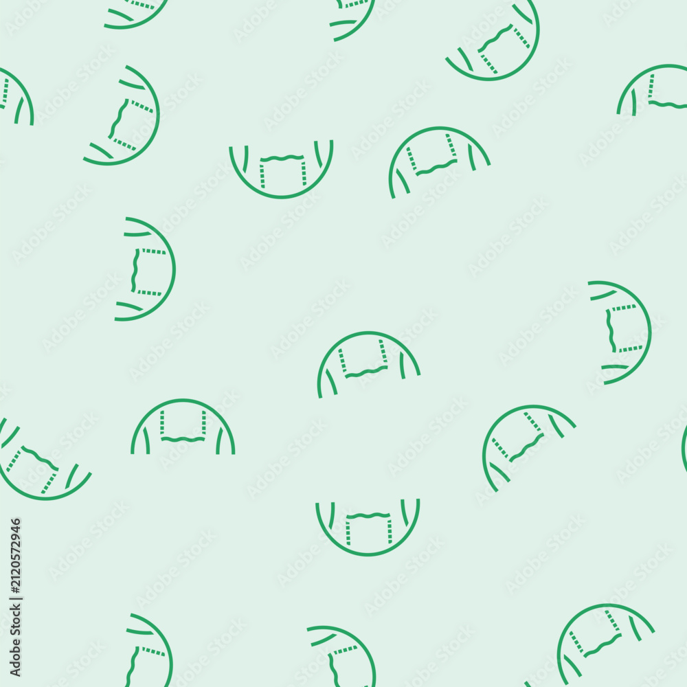 Obraz premium viper swing park outdoor kid play vector glyph seamless pattern viper swing park outdoor kid play sign illustration