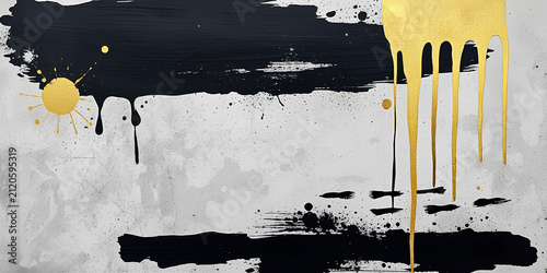 abstract grunge background with splashes