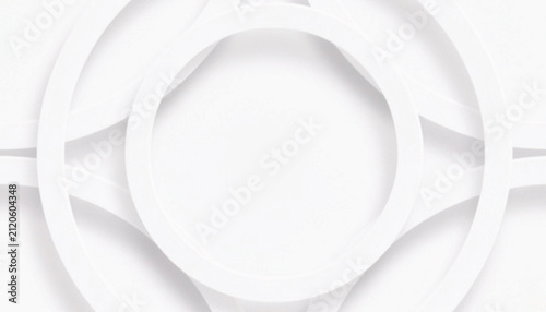 Empty White Porcelain Dinner Plate Isolated on White Background Top View Clean Round Dishware for Food Restaurant Kitchen and Dining Mockup