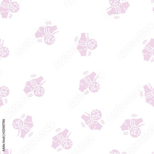 Принти на полотні juvenile idiopathic arthritis vector glyph seamless pattern juvenile idiopathic