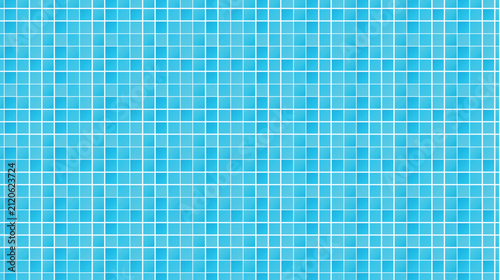 Blue Pixel Grid Abstract Pattern Background