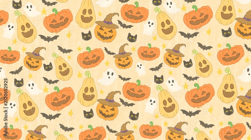 Fototapeta premium halloween pattern