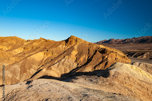 Fotografía Death Valley National Park in the USA.   Zabriskie Point.