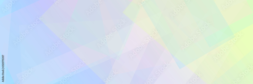 Obraz premium A collage of light blue, mint, and pale green polygons creates subtle depth and freshness, perfect for tech landing pages and calm, modern ads.