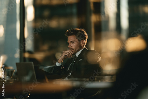 Professional Young Executive in Corporate Office