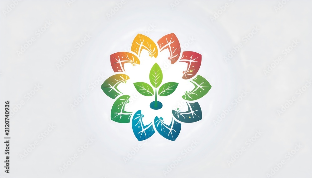 Obraz premium Innovative biomass energy concept symbol for sustainable environment