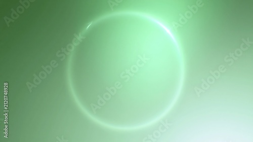 Soft gradient background with a beautiful ring of light in pale