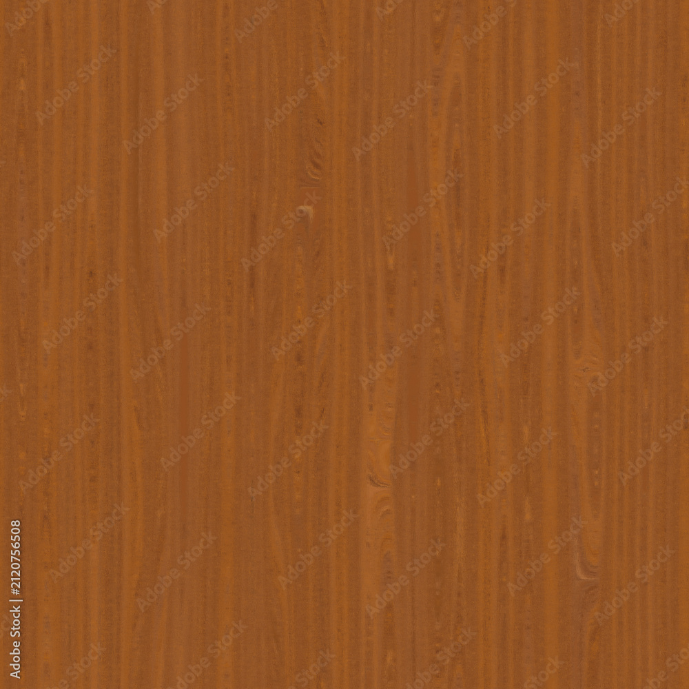 Fototapeta premium Seamless sophisticated medium brown wood texture featuring elegant abstract vertical grain structures and refined technical timber design