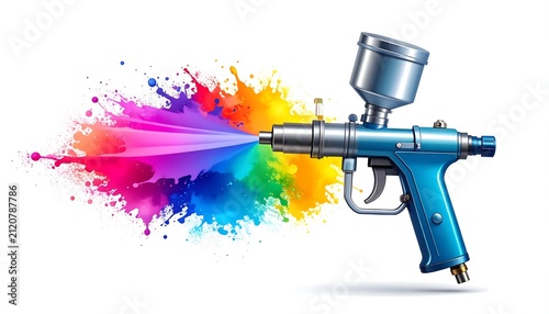 Industrial laser cutting machine in operation with colorful sparks.