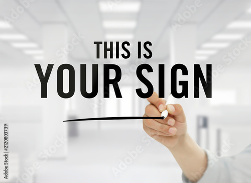 Businessman writing 