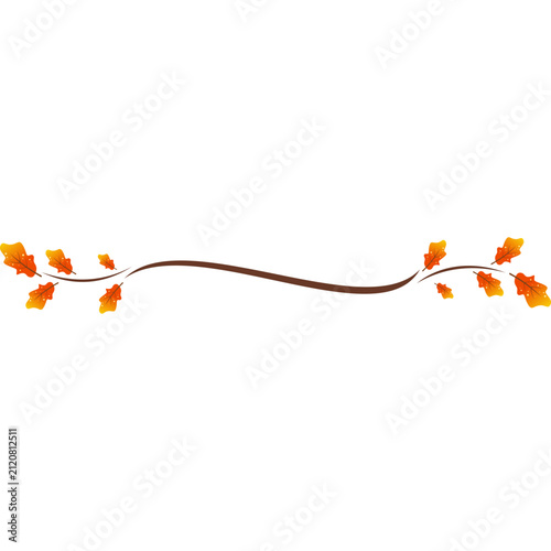 Autumn Leaf Flourish Borders