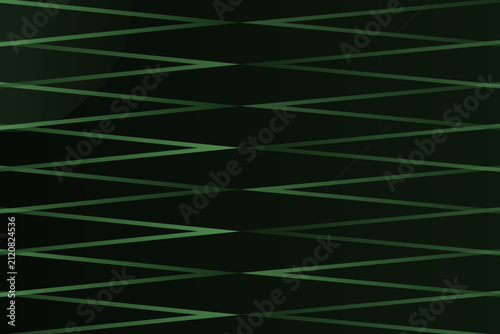 Dark Background with Green Zigzag Line Pattern