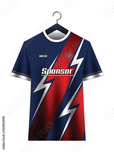 Vector sponsor jersey t shirt design