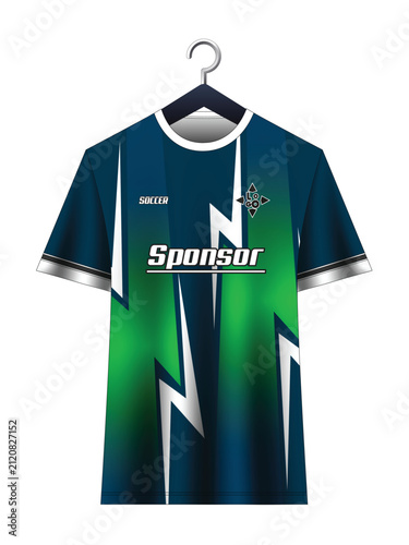 Vector sponsor jersey t shirt design