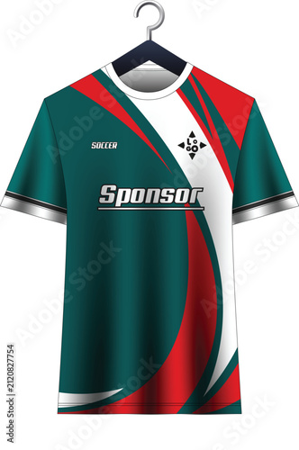 Vector sponsor jersey t shirt design