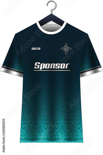 Vector sponsor jersey t shirt design