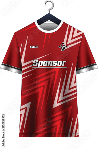 Vector sponsor jersey t shirt design