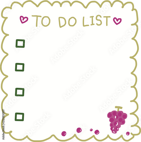 Canvas Print To do list