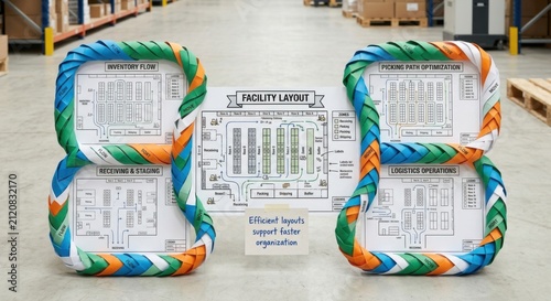 Facility Layout Design for Efficient Logistics and Warehouse Operations